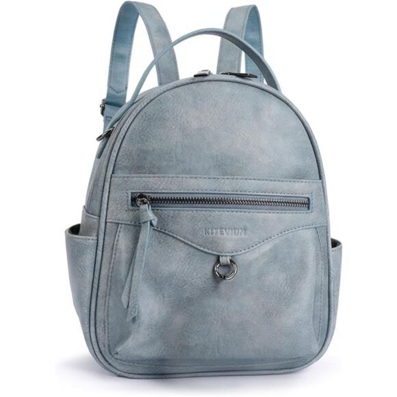 Mini Backpack Fashion, Small Backpacks Blue - Picture 1 of 6